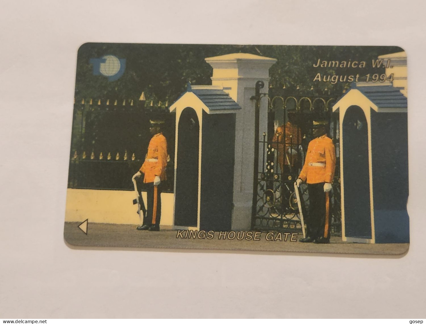 JAMAICA-(18JAMA-JAM-18A)-Kings House Gate-(18)-(18JAMA181487)-(J$50)-used Card+1card Prepiad - Jamaica