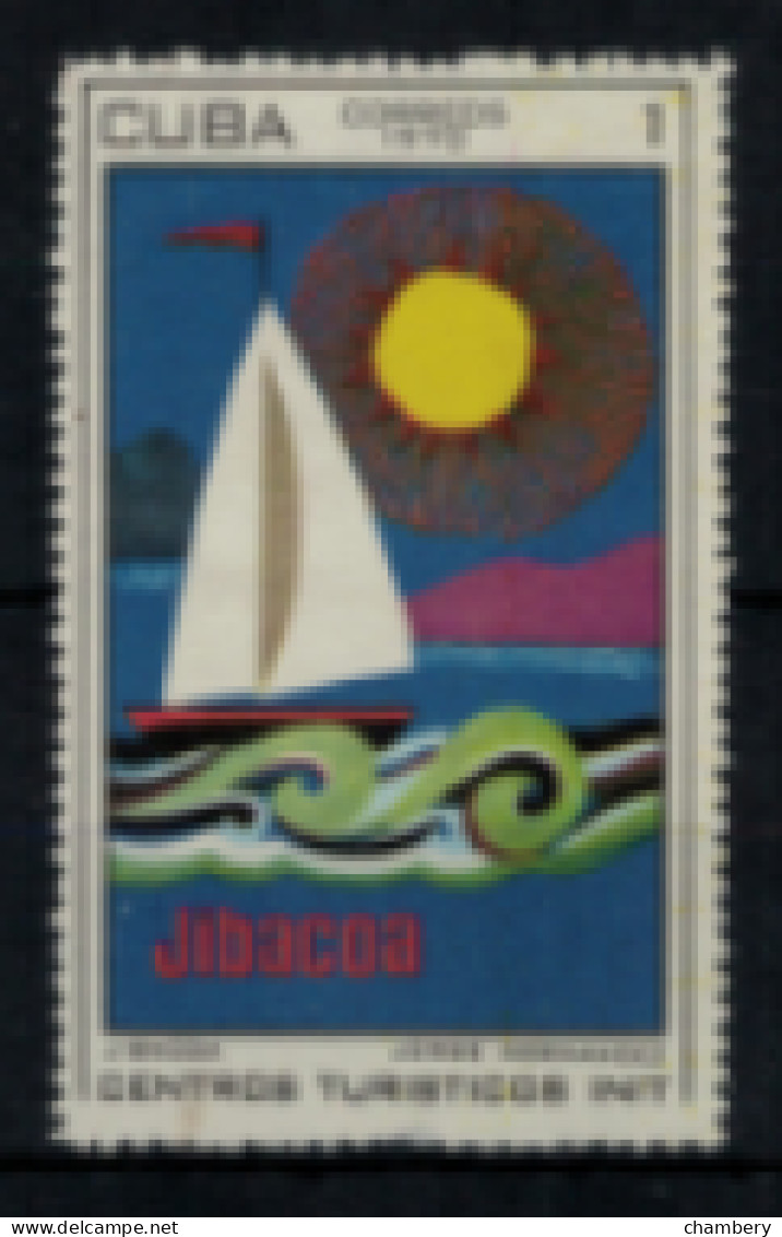 Cuba - "Tourisme : Plage De Jibacoa" - Oblitéré N° 1368 De 1970 - Oblitérés