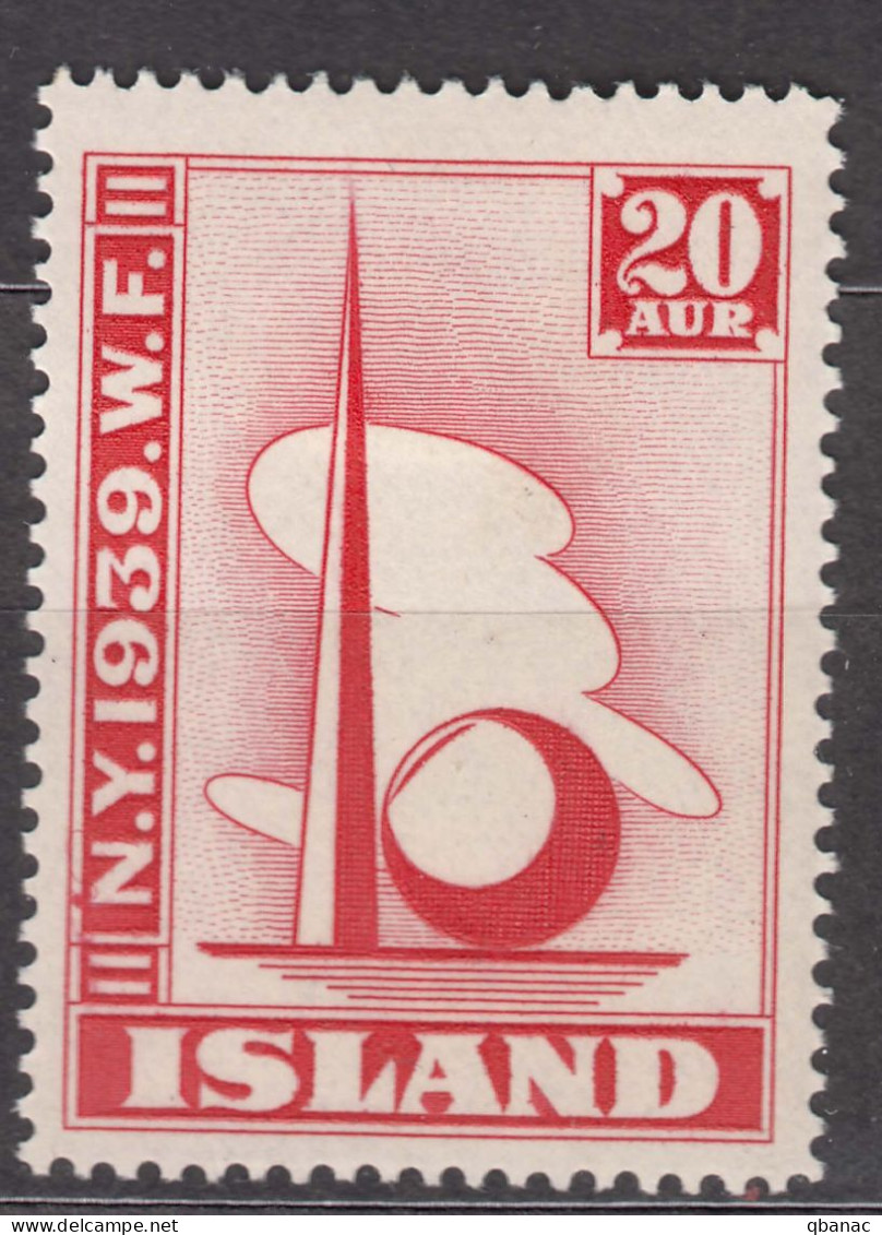 Iceland Island Ijsland 1939 Mi#204 Mint Hinged - Ungebraucht
