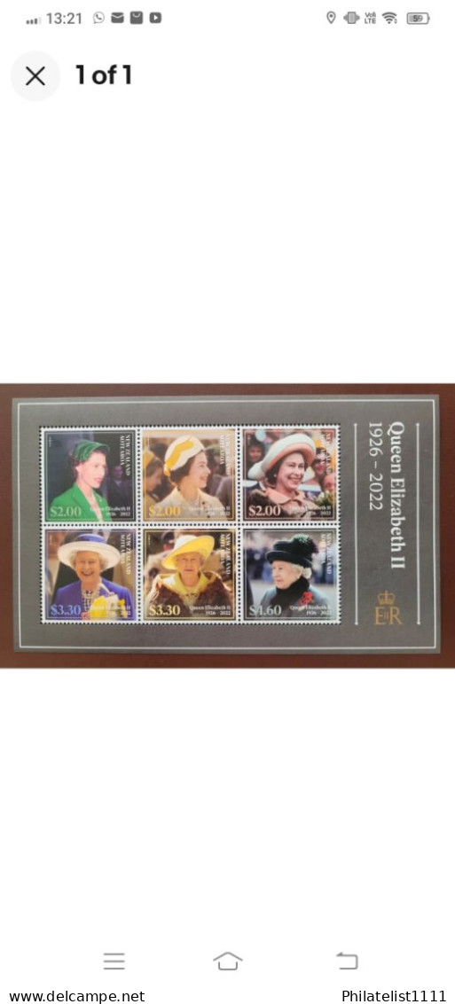 Queen Elizabeth 11 Memory - Unused Stamps