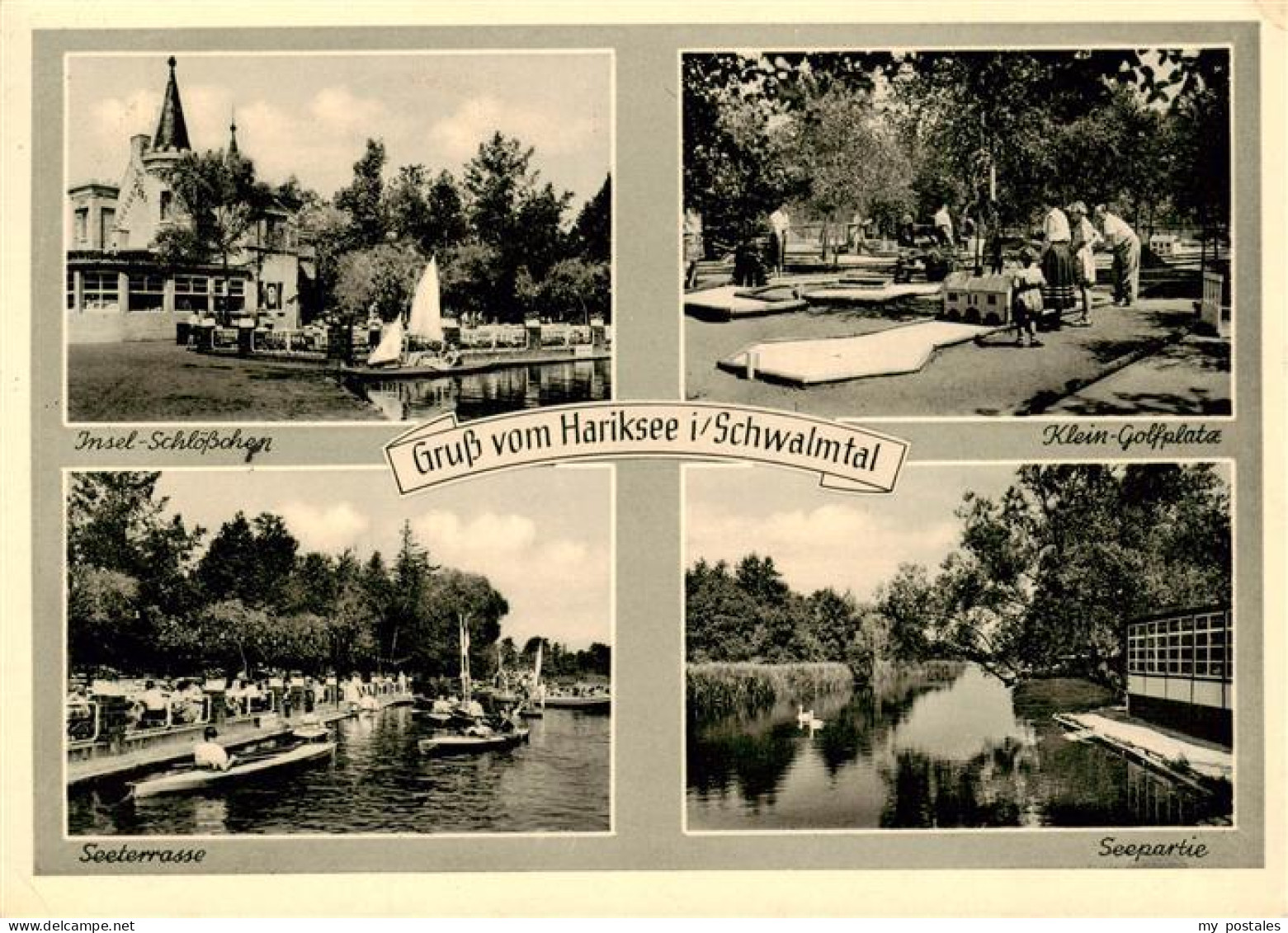 73872824 Hariksee Schwalmtal Strandbad Restauration Bootsbetrieb Insel Schloessc - Schwalmtal