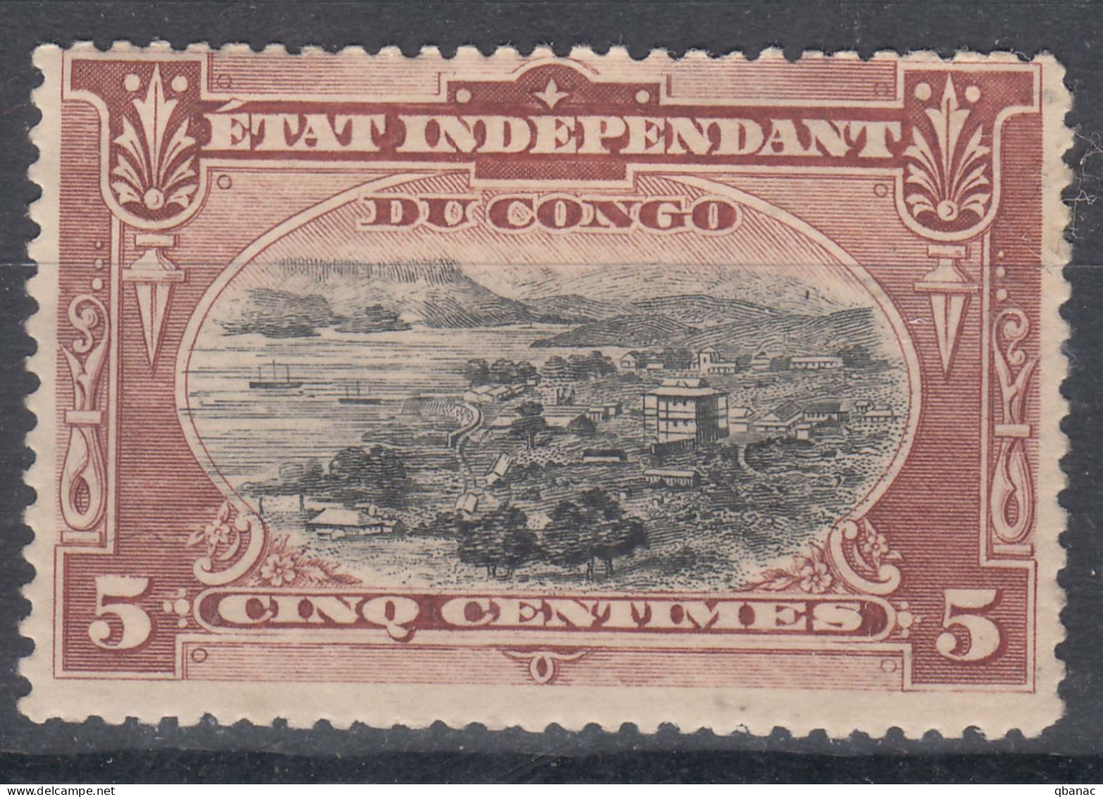 Belgian Congo Congo Belge 1895 Mi#20 Mint Hinged - Neufs