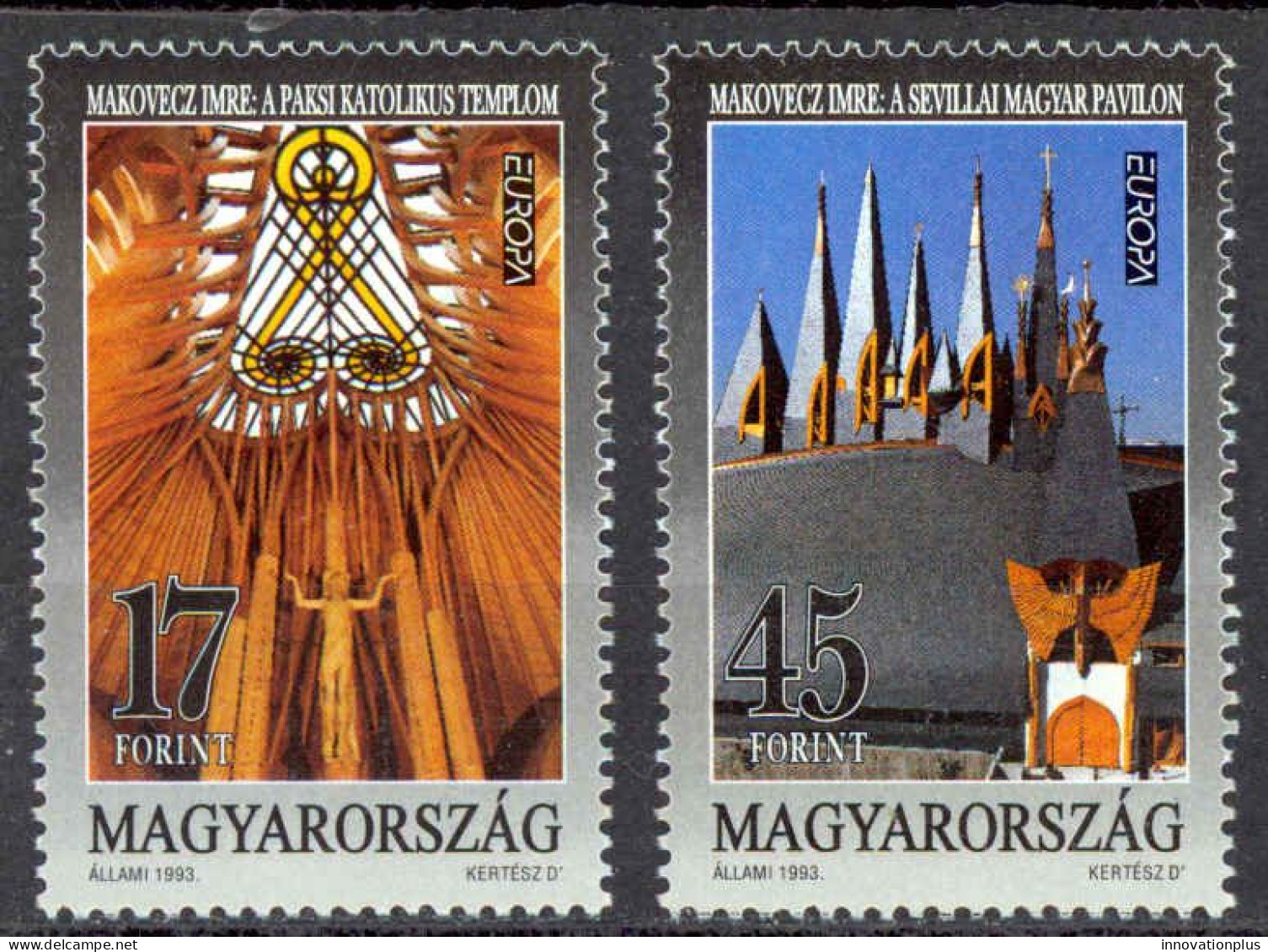 Hungary Sc# 3388-3389 MNH 1993 Europa - Nuovi