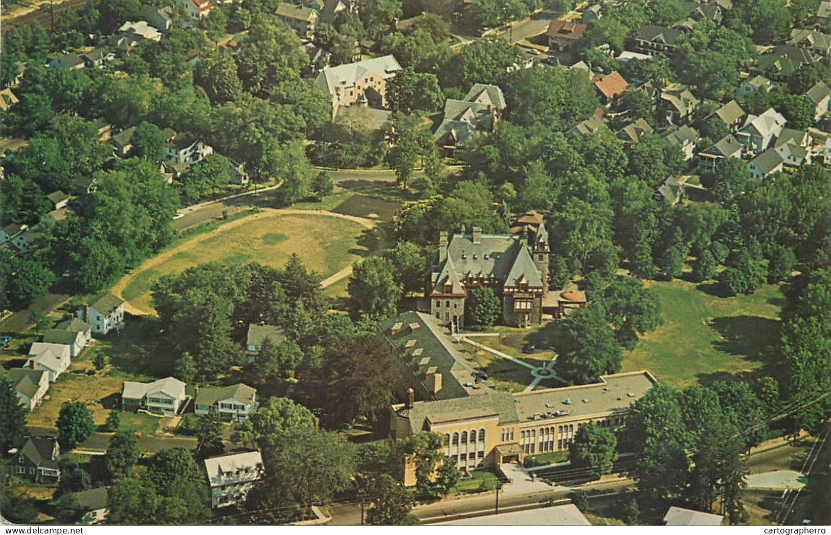 USA Stamford CT Saint Basil's College Seminary Aerial View - Stamford