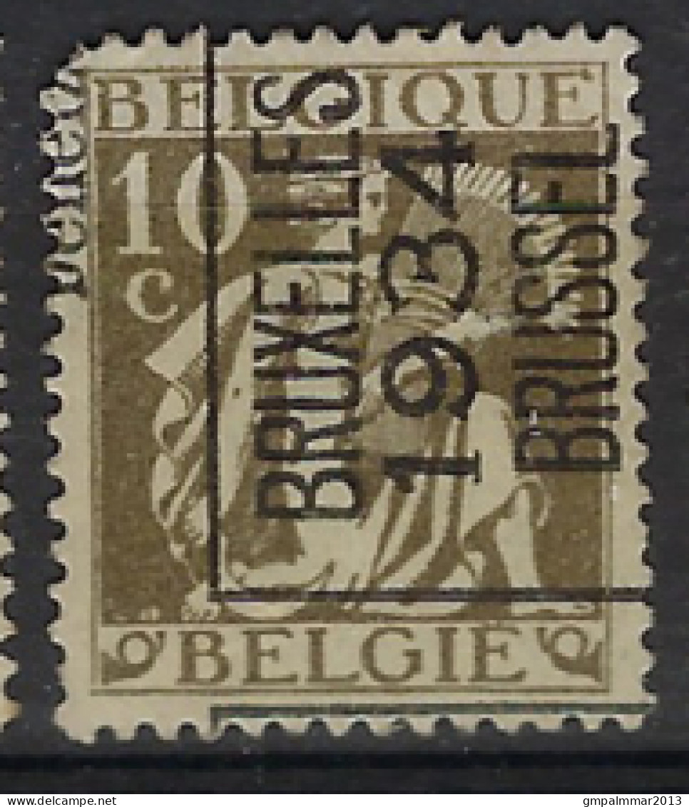 Voorafgestempeld Nr. TYPO 284E Positie A " KANTDRUK "  BRUXELLES 1934 BRUSSEL ;  Staat Zie Scan ! LOT 348 - Typografisch 1932-36 (Ceres En Mercurius)