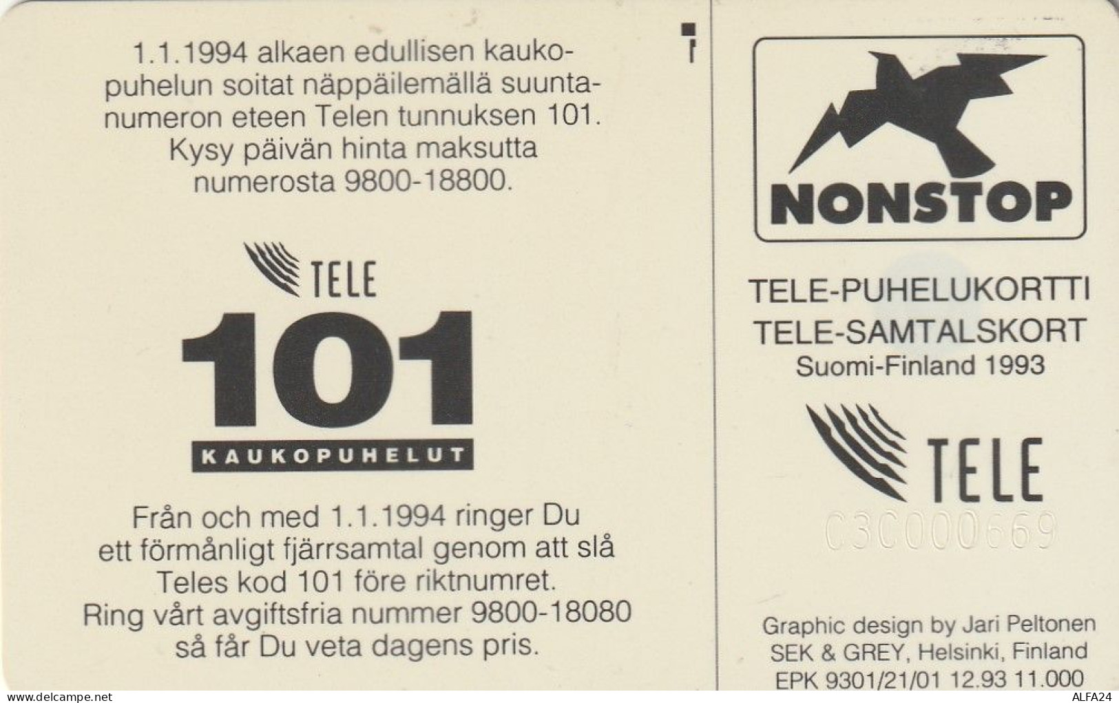 PHONE CARD FINLANDIA  (E4.16.8 - Finnland