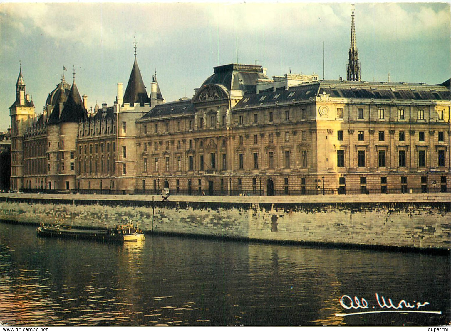 ALBERT MONIER PARIS Le Quai De L Horloge Et La Conciergerie - Monier