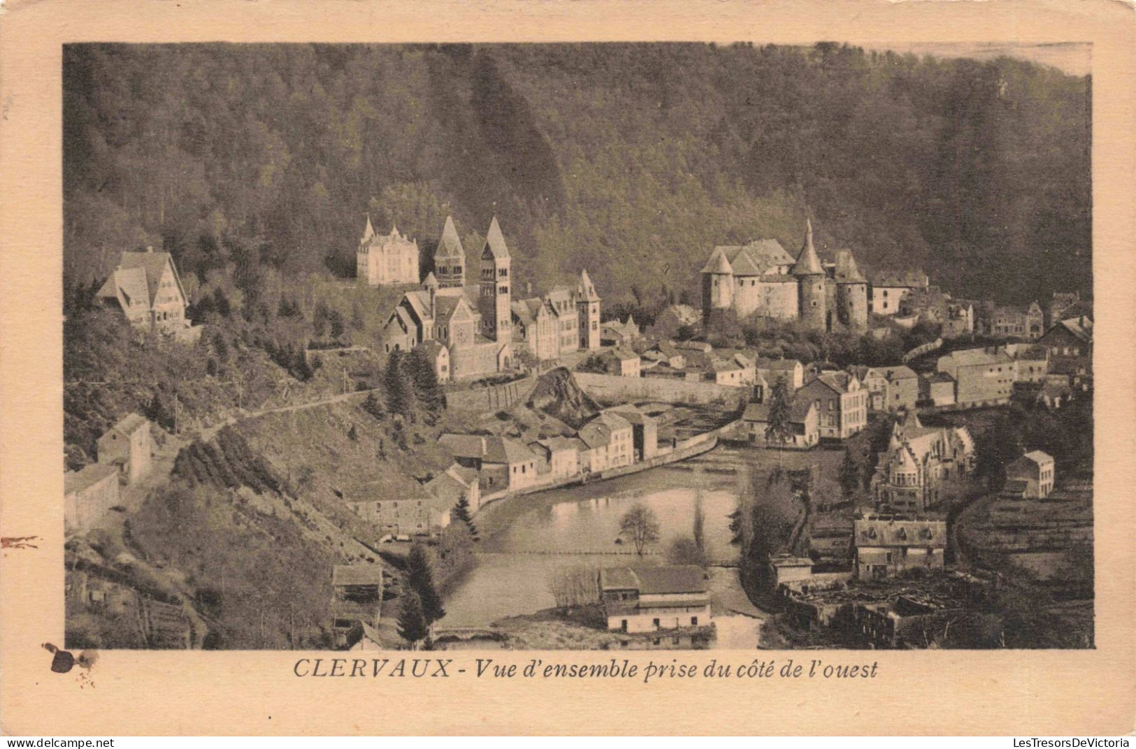 LUXEMBOURG - Clervaux - Vue D'ensemble Prise Du Côté De L'ouest - Carte Postale Ancienne - Clervaux