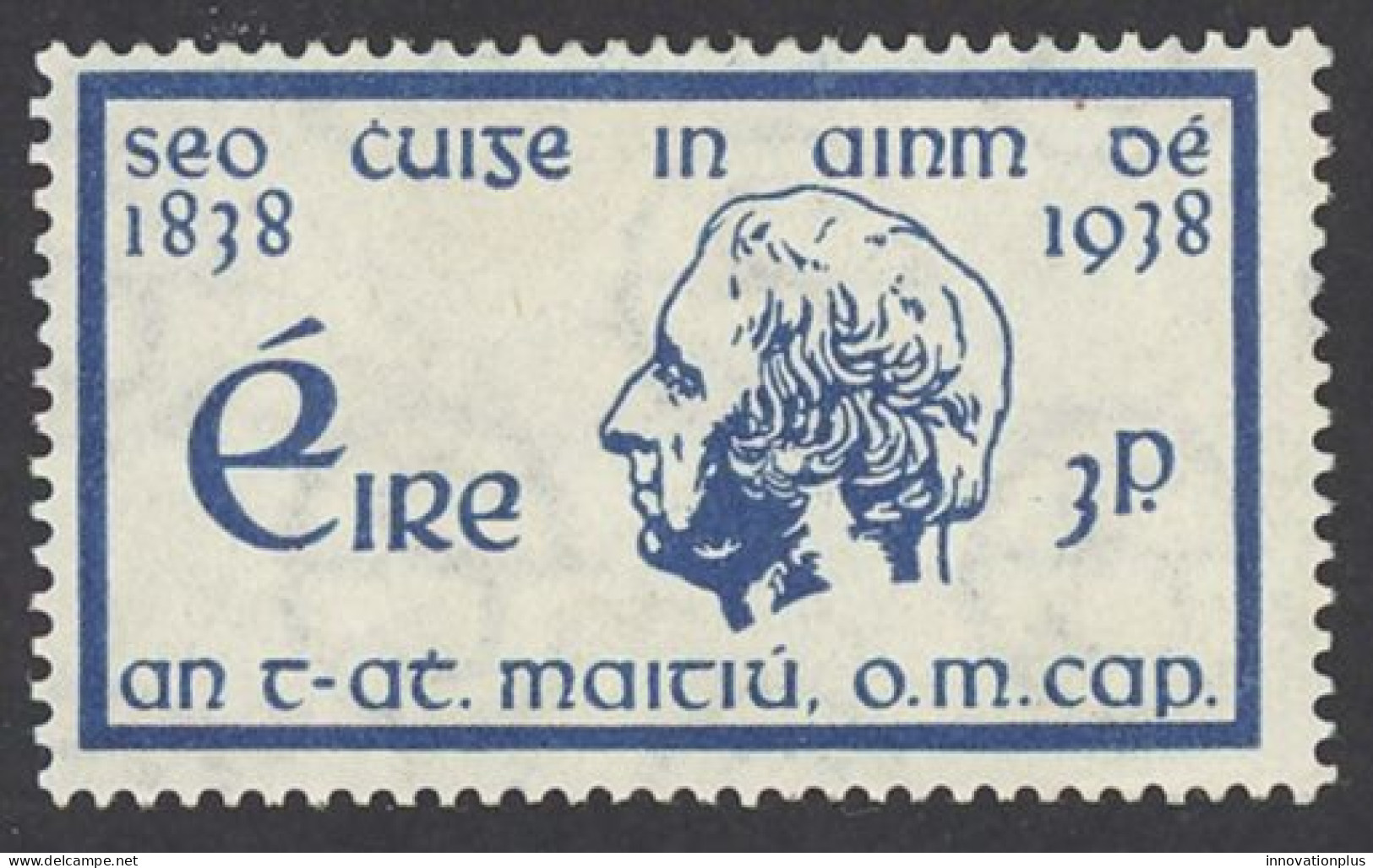 Ireland Sc# 102 MH 1938 3p Temperance Crusade 100th - Unused Stamps