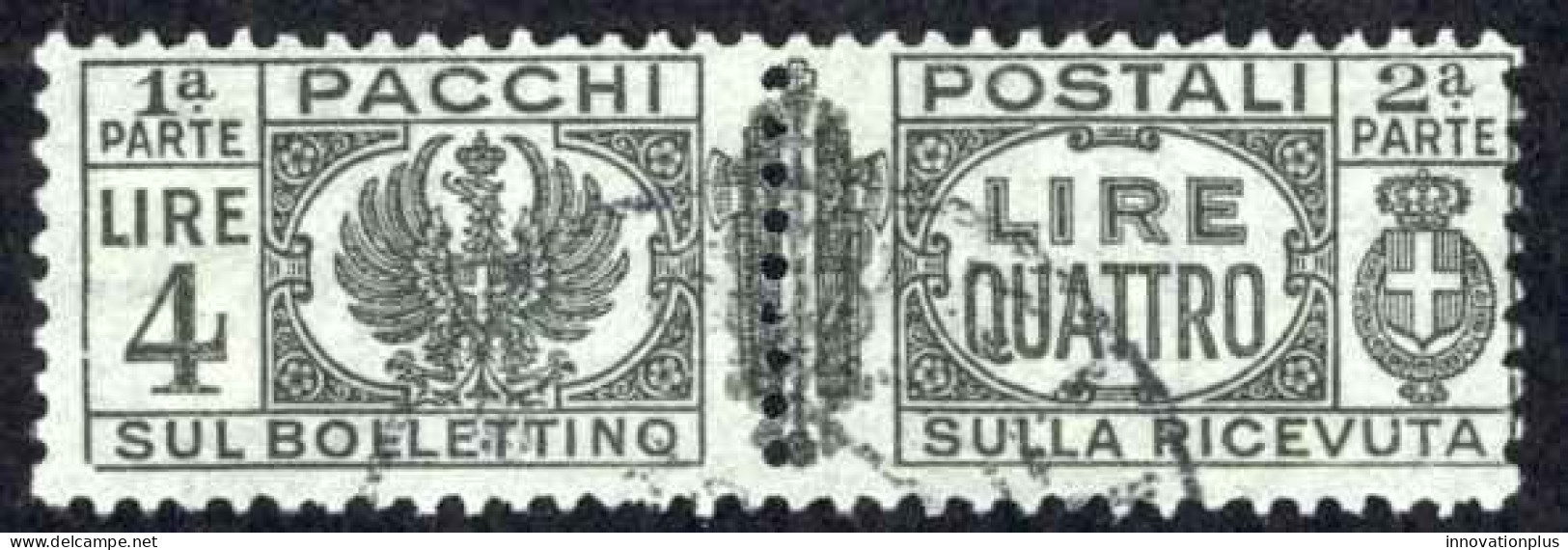 Italy Sc# Q46 Used 1945 3l Parcel Post - Pacchi Postali