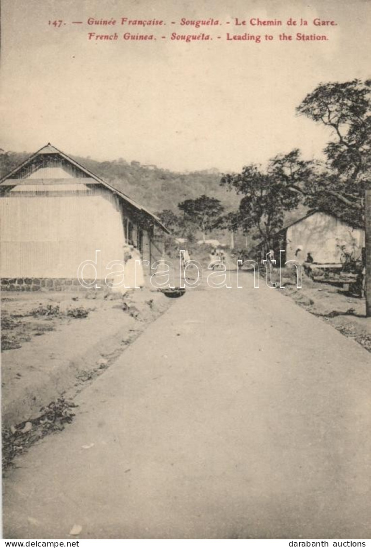 ** T2/T3 Souguéta, Le Chemin De La Gare / Road To The Railway Station - Unclassified