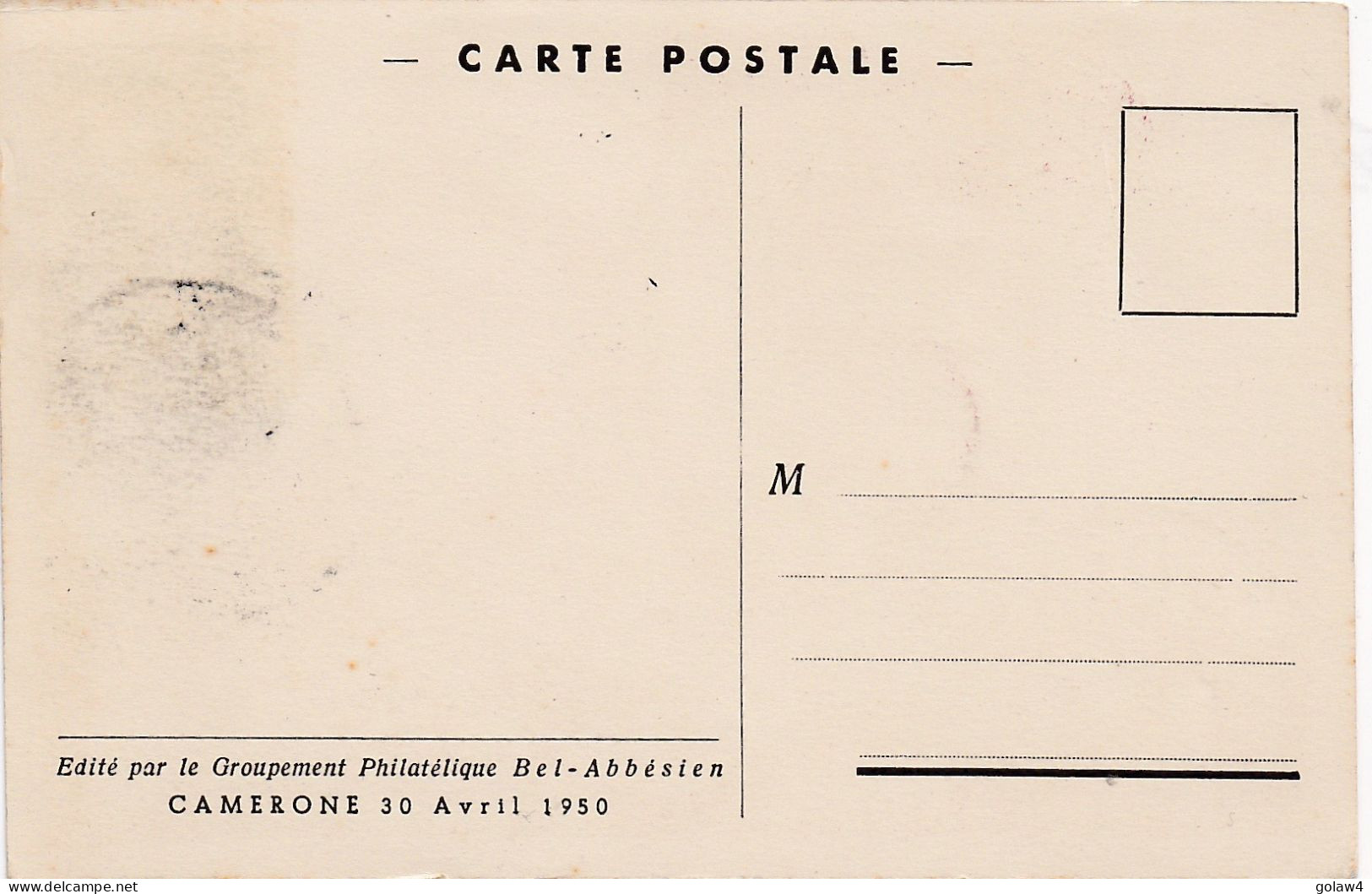 35657# ALGERIE N° 285 CARTE POSTALE LA LEGION ETRANGERE CAMERONE SIDI BEL ABBES 30 AVRIL 1950 FDC PREMIER JOUR EMISSION - FDC