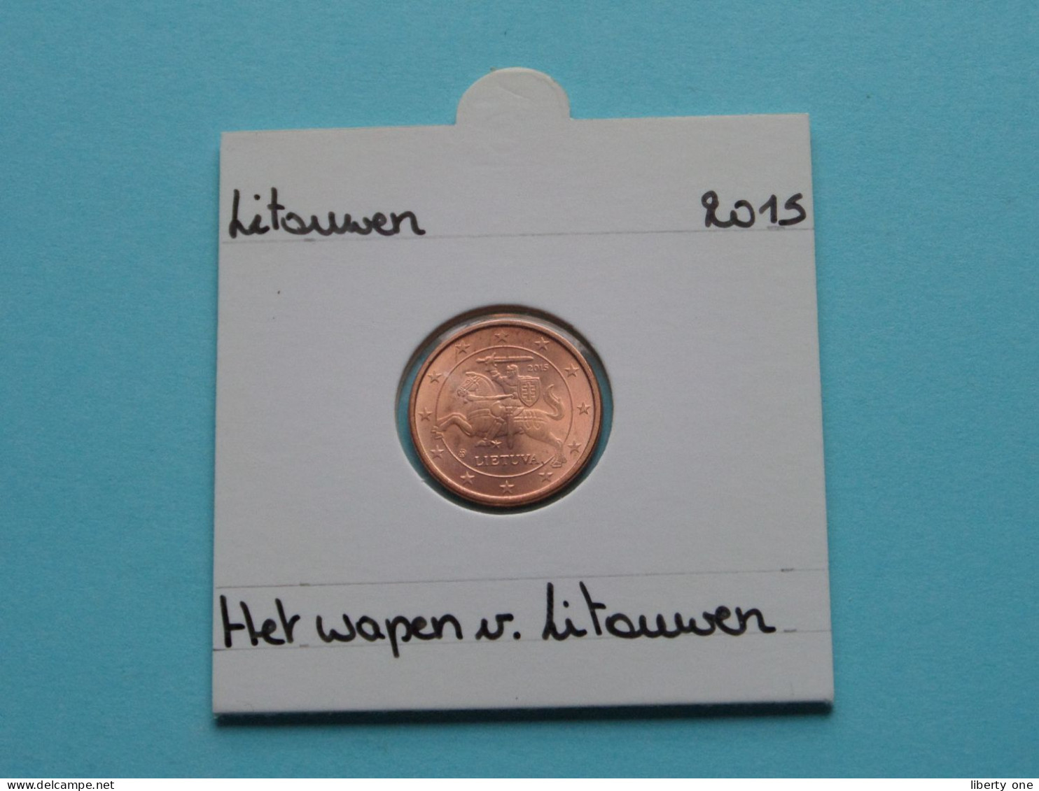 2015 - 1 Eurocent >> Het Wapen Van Litouwen ( Zie / Voir / See > DETAIL > SCANS ) LIETUVA ! - Litauen