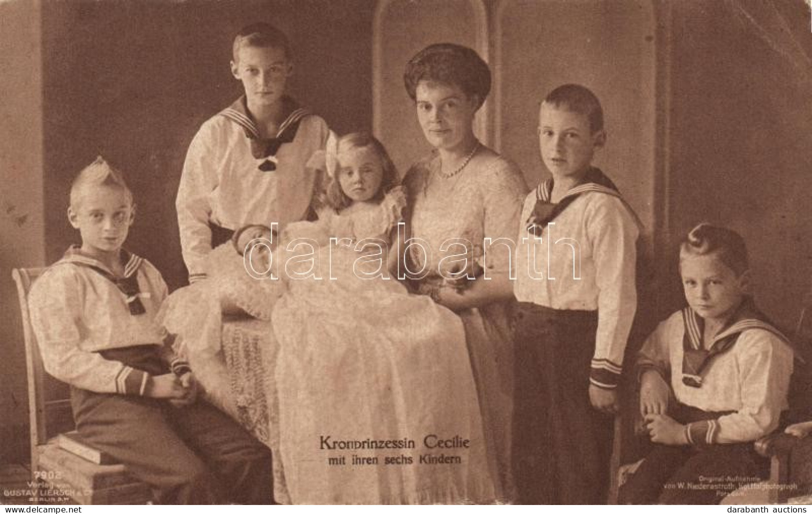 * T3/T4 Duchess Cecilie Of Mecklenburg-Schwerin, Her Children (Rb) - Unclassified