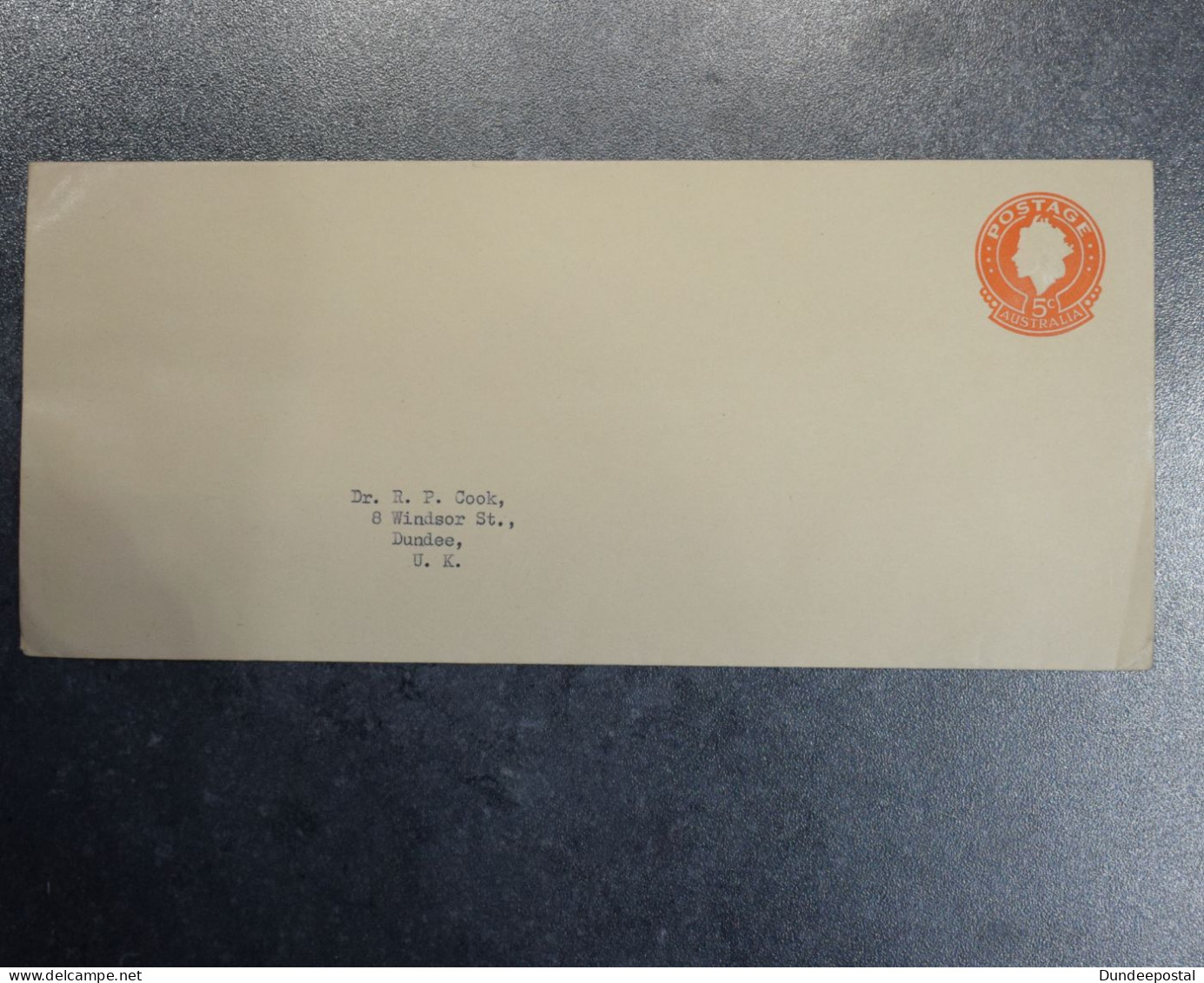 AUSTRALIA   Pre Paid Cover  ASC E45  5c Orange ~~L@@K~~ - Postal Stationery