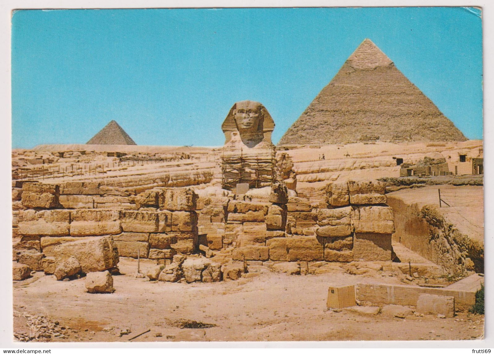 AK 198186 EGYPT - Giza - The Great Sphinx And The Pyramids Of  Kephren And Mikerinos - Sphinx