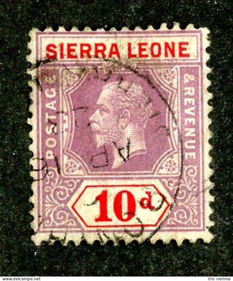 8210 BCXX 1912 Sierra Leone Scott # 114 Used Cv$22 - Sierra Leone (...-1960)