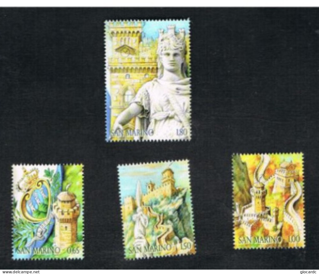 SAN MARINO -  UN 2269.2272 -   2010  EXPO DI SHANGHAI (COMPLET SET OF 4 STAMPS, BY BF  - MINT** - Unused Stamps