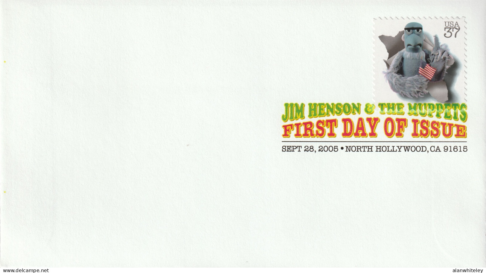 UNITED STATES 2005 Jim Henson & The Muppets: Set of 11 First Day Covers CANCELLED