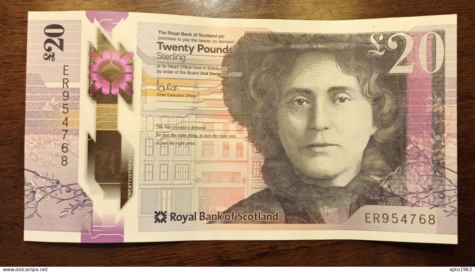 BANK OF SCOTLAND, £20 POUNDS, 2021, P-NEW, POLYMER - See Scan - 20 Pounds