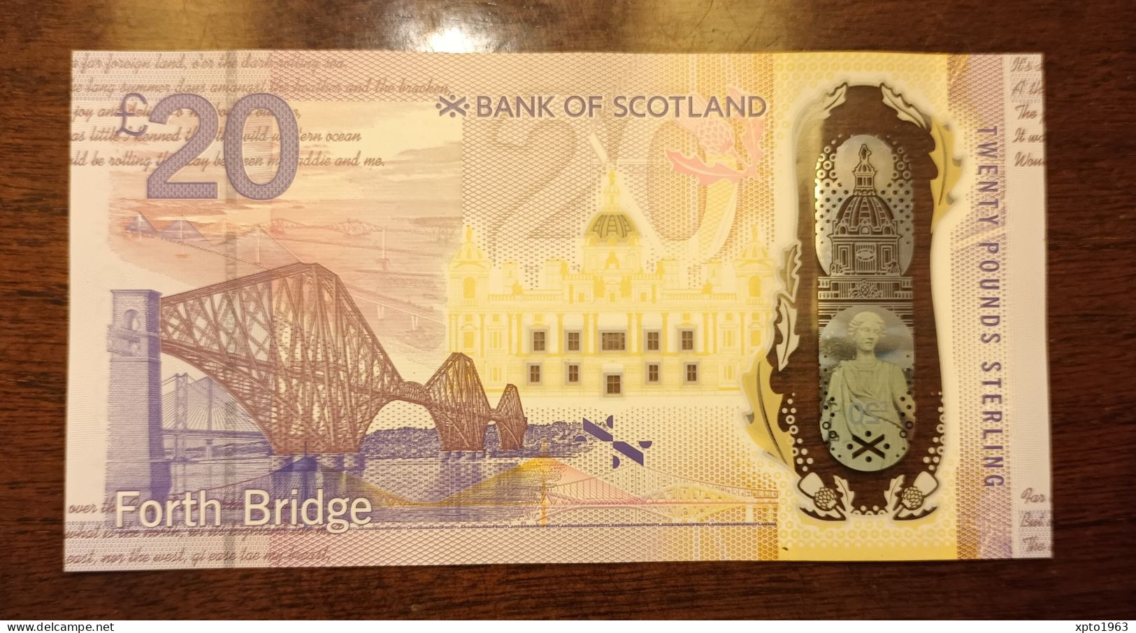 SCOTLAND - 2019 Bank Of Scotland 20 Pounds Queensferry Crossing AC Prefix - See Scan - 20 Pounds