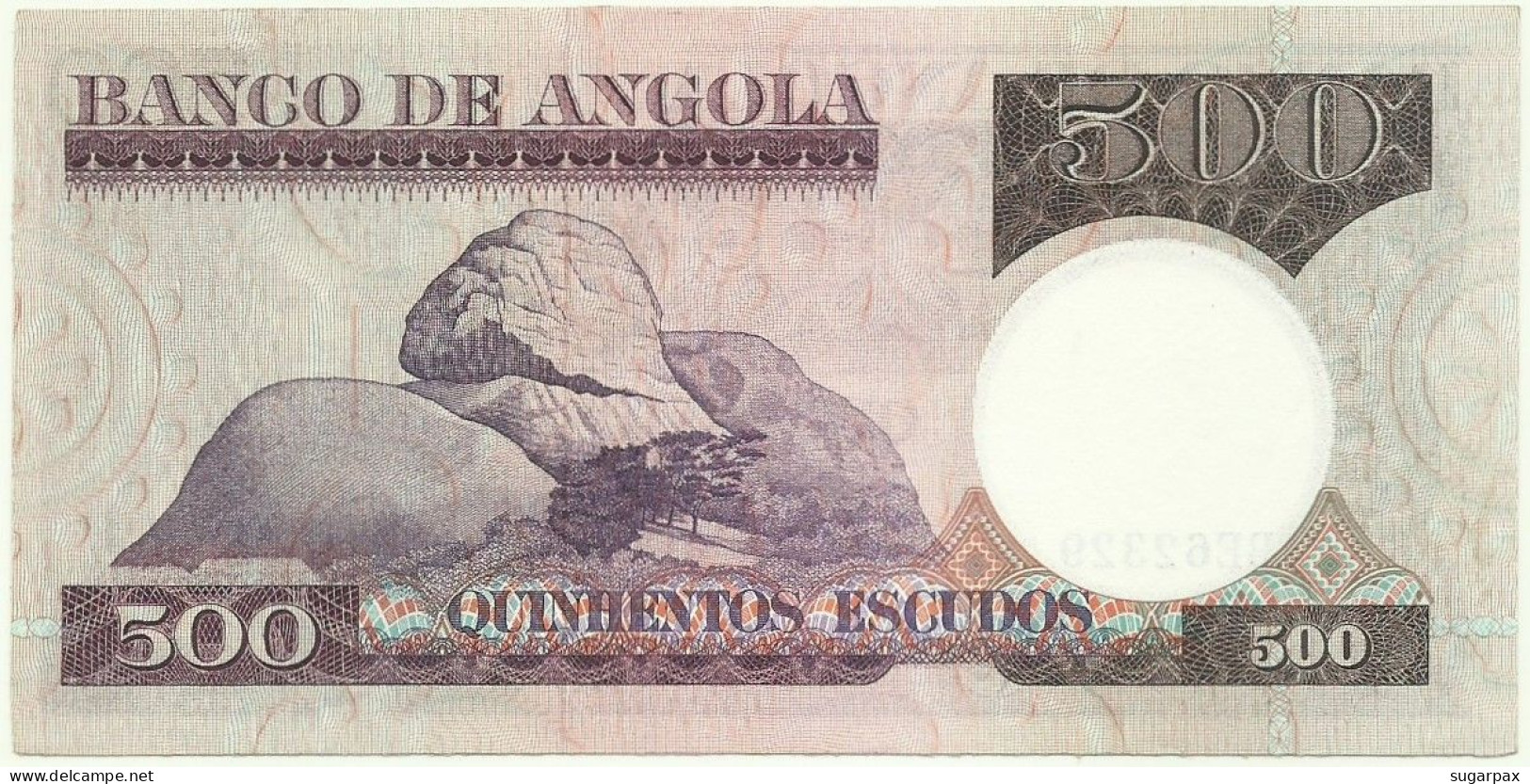 Angola - 500 Escudos - 10.6.1973 - Pick: 107 - AUnc. - Serie BE - Luiz De Camões - PORTUGAL - Angola