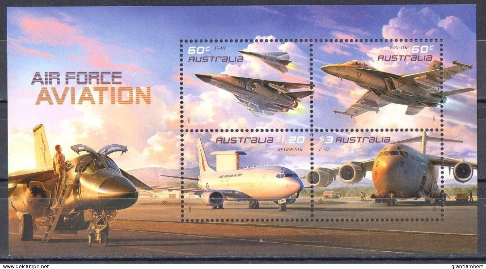 Australia 2011 Air Force Aviation  Minisheet MNH - Ungebraucht