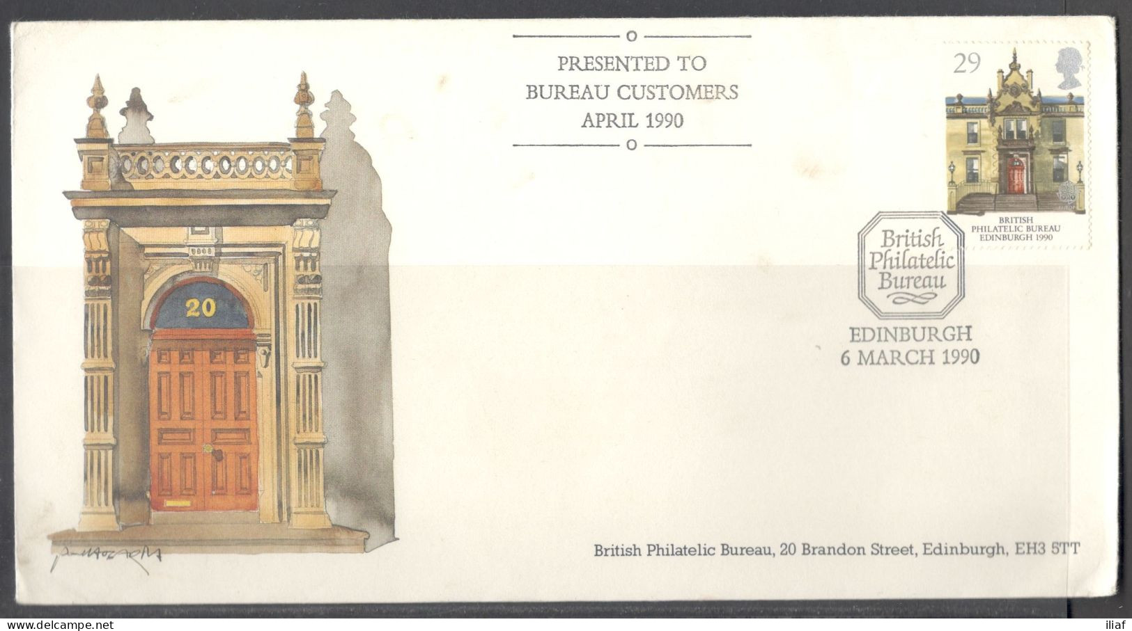Great Britain - United Kingdom.   British Philatelic Bureau.  Special Cancellation On Special Cover. - Storia Postale