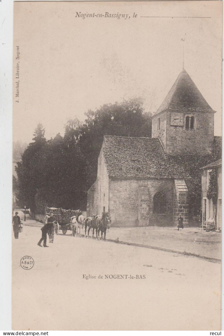 HAUTE MARNE - Eglise De NOGENT Le BAS - Nogent-en-Bassigny