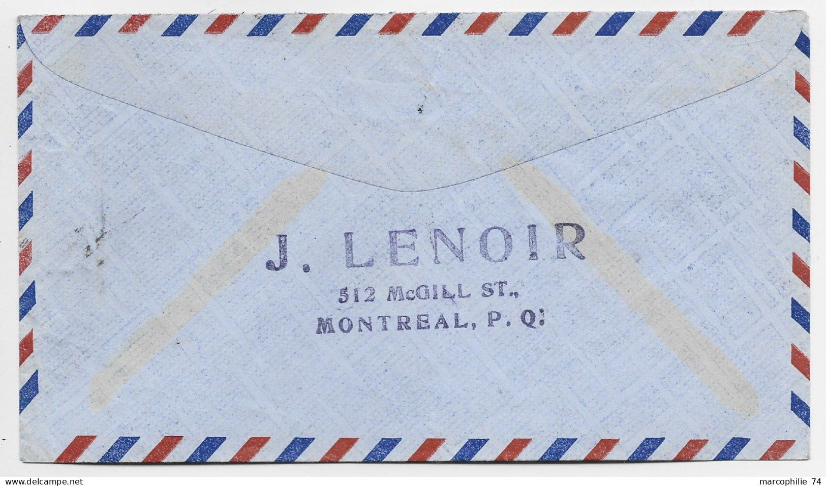 CANADA 3C BLOC DE 4 BLOC DE 6 LETTRE COVER AVION AIR MAIL  MONTREAL TO BELGIQUE - Briefe U. Dokumente