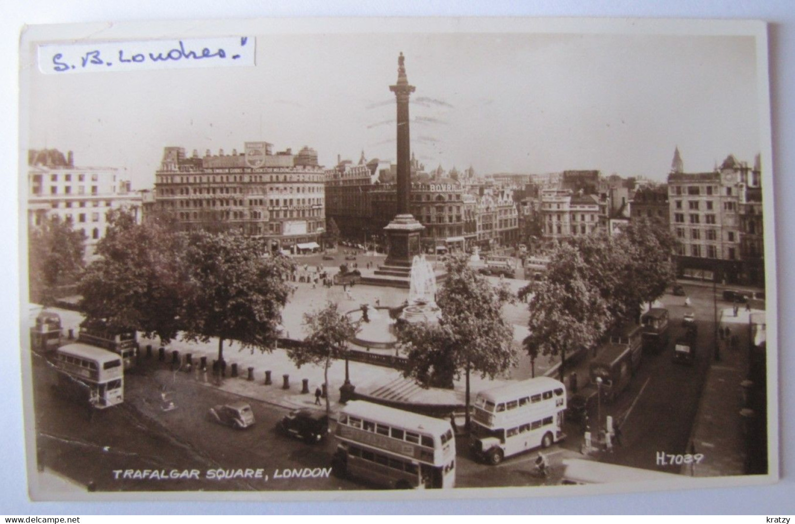 ROYAUME-UNI - ANGLETERRE - LONDON - Trafalgar Square - 1951 - Trafalgar Square
