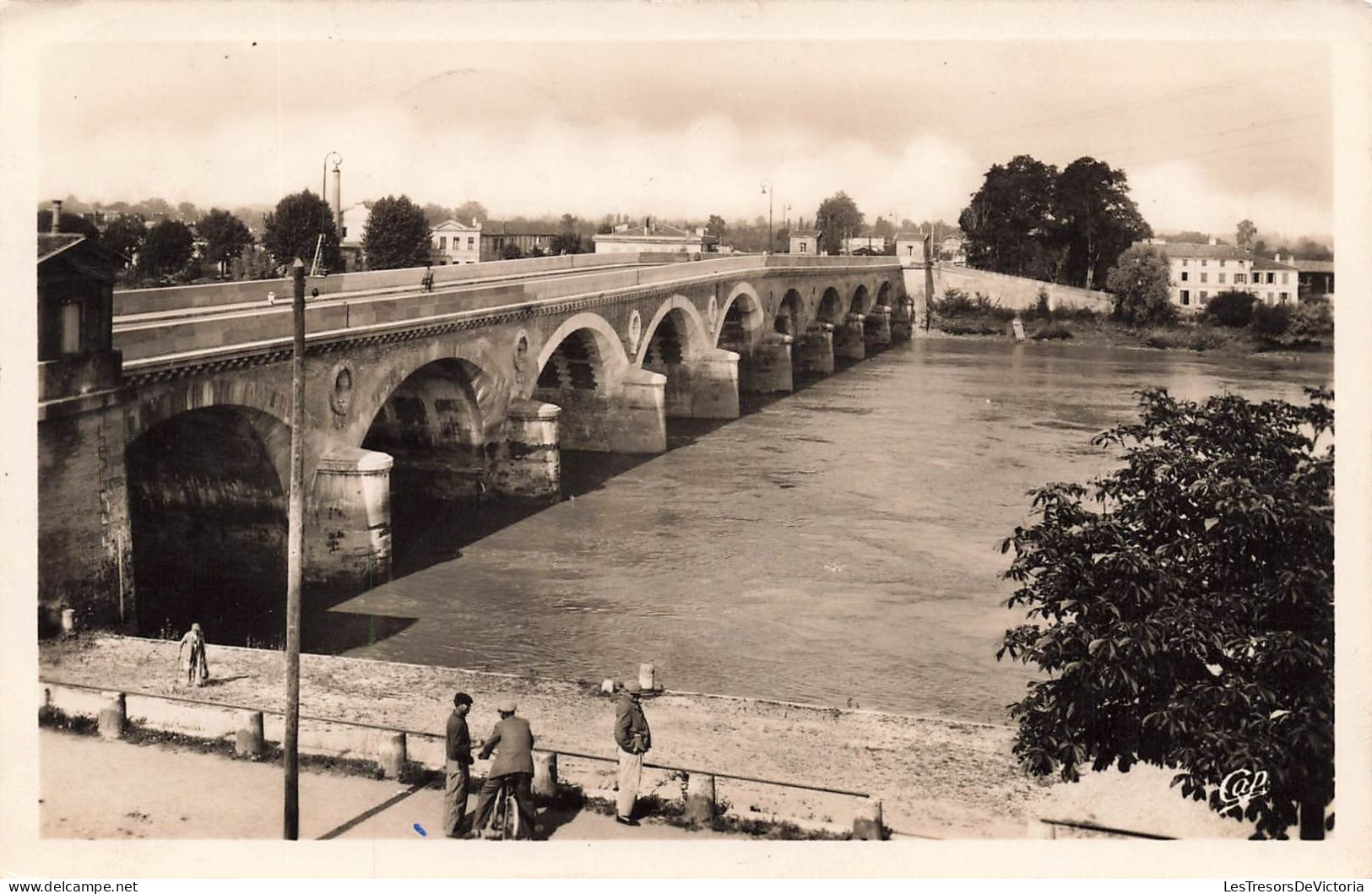 FRANCE - Libourne - Vue Sur Le Pont De Bordeaux - Carte Postale Ancienne - Libourne
