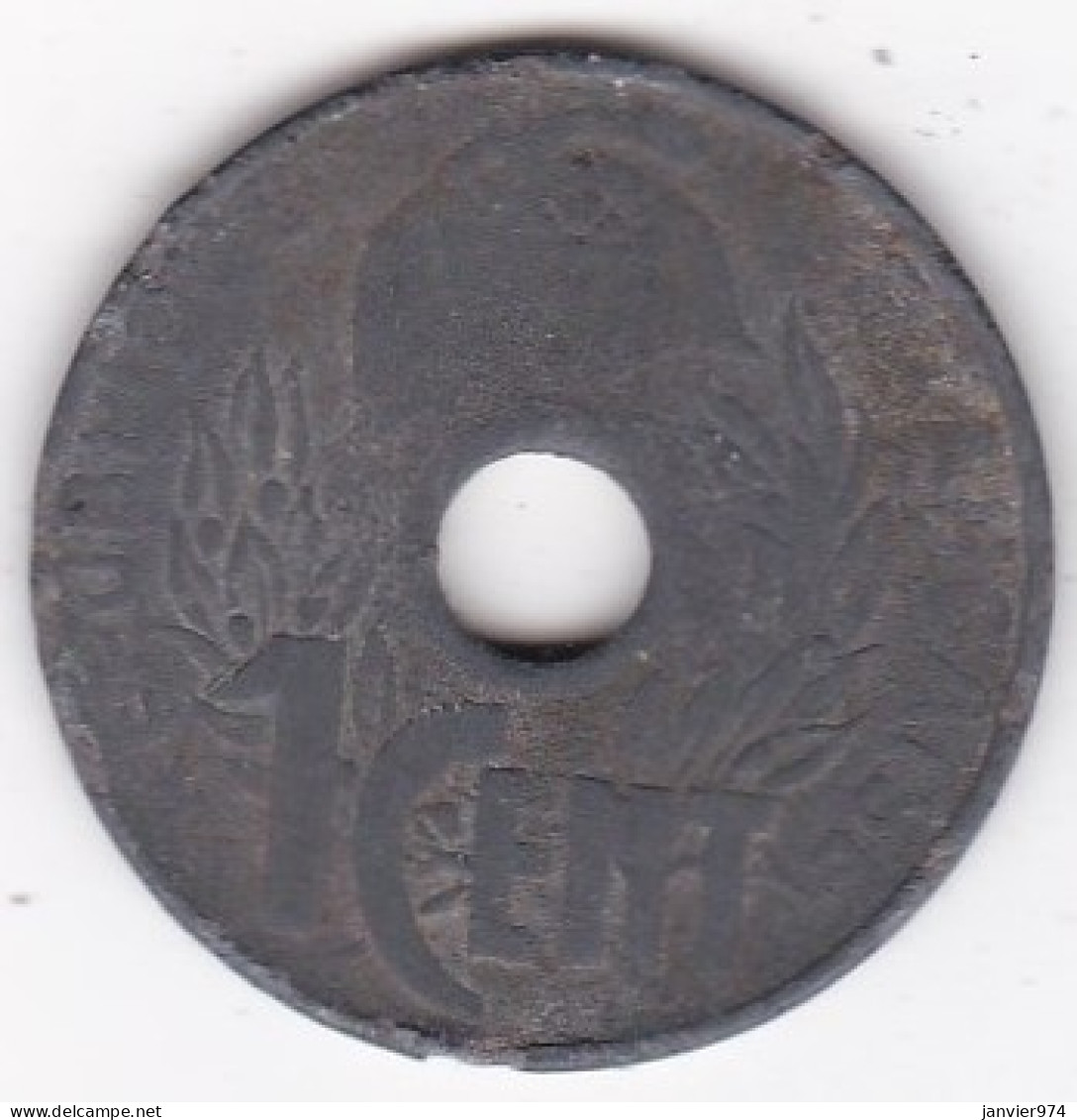 Indochine Française. 1 Cent 1941 Hanoï , En Zinc, Lec# 109 - French Indochina