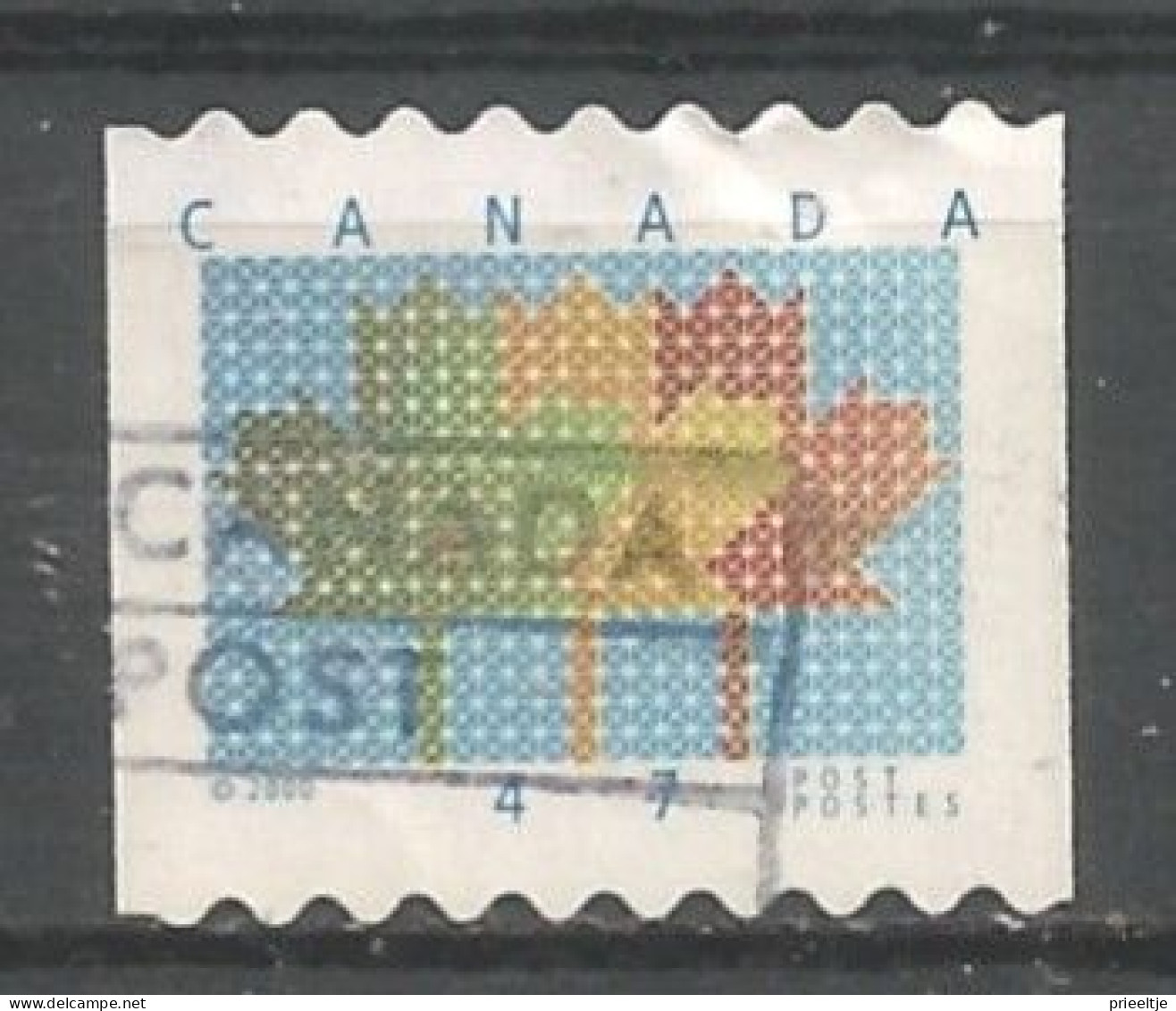 Canada 2000 Leaf Definitive Y.T. 1837A (0) - Gebraucht