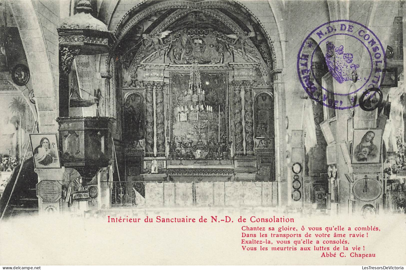 FRANCE - Lavaur - Intérieur Du Sanctuaire De ND De Consolation - Abbé C Chapeau  - Carte Postale Ancienne - Lavaur