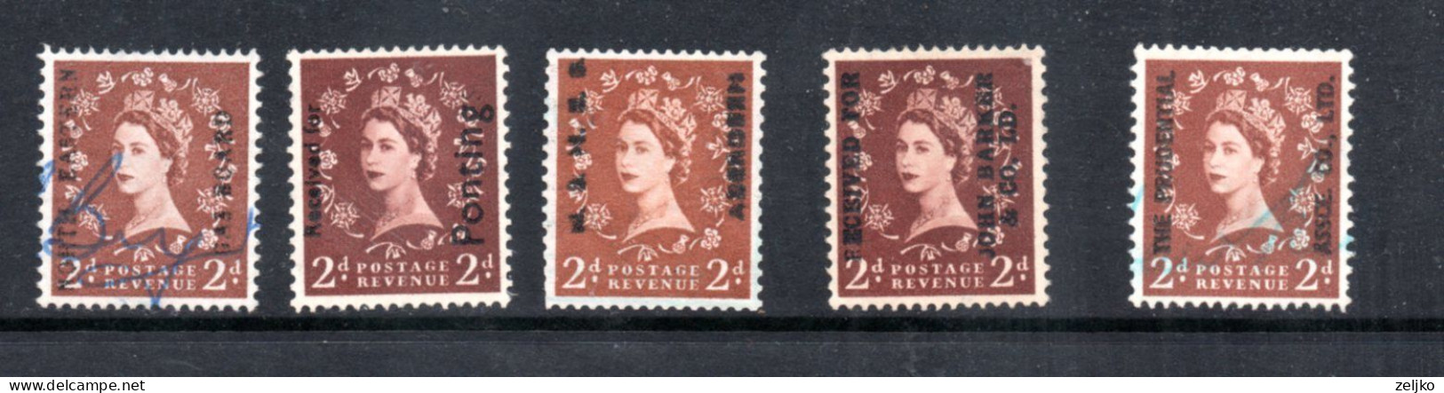 UK, GB, Great Britain,various Overprints - Emissions Locales