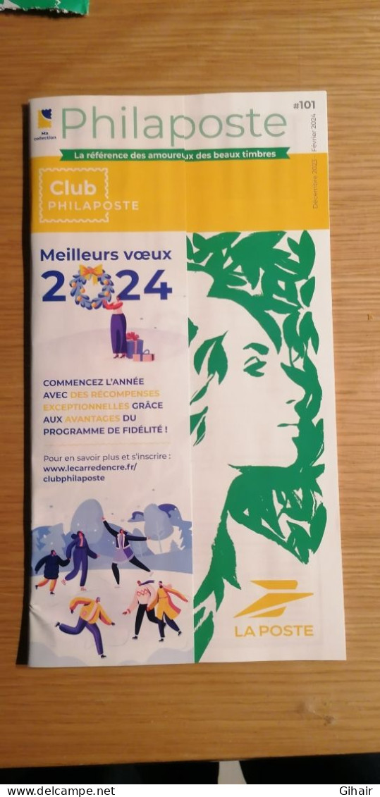 Catalogue Philaposte 101,Décembre 2023 / Février 2024 - Auktionskataloge