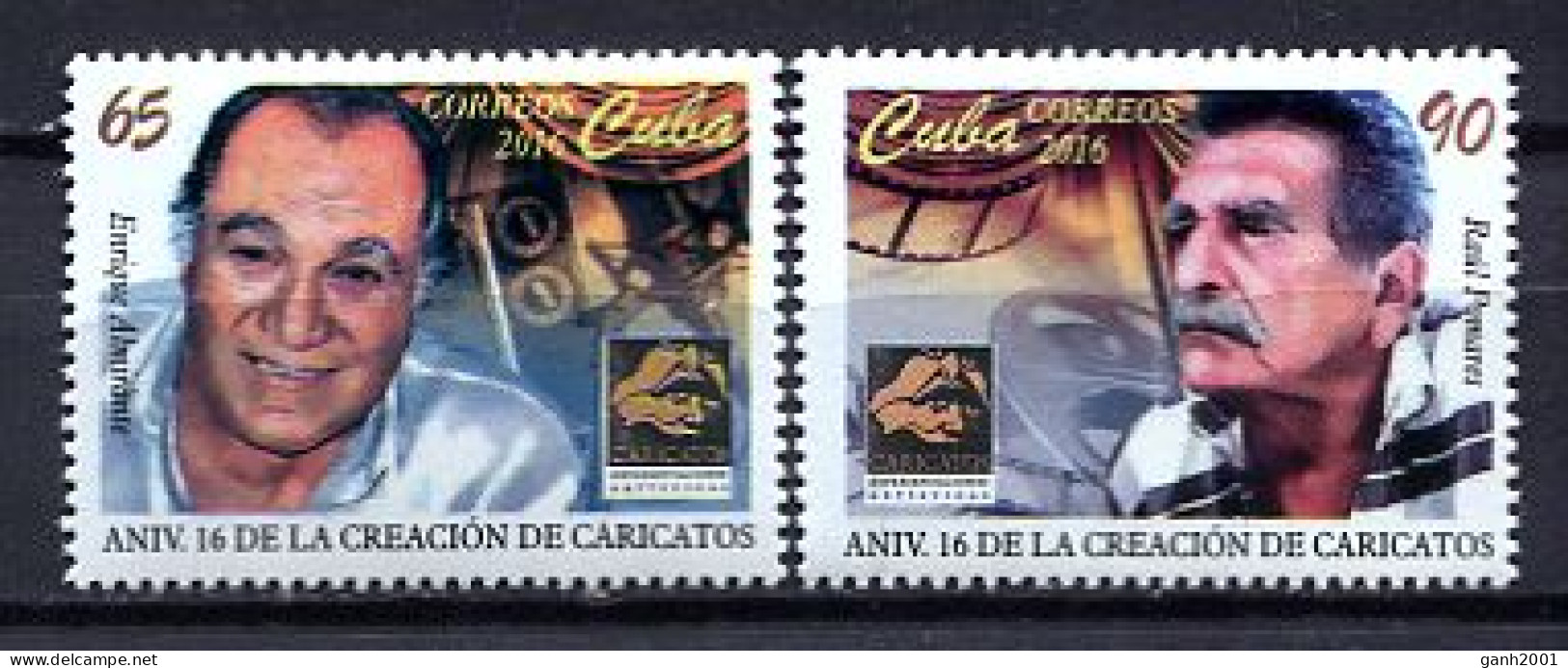 Cuba 2016 / Caricatos Cinema Dance Theater Theatre MNH Baile Teatro Cine / Cu1905  31-52 - Théâtre