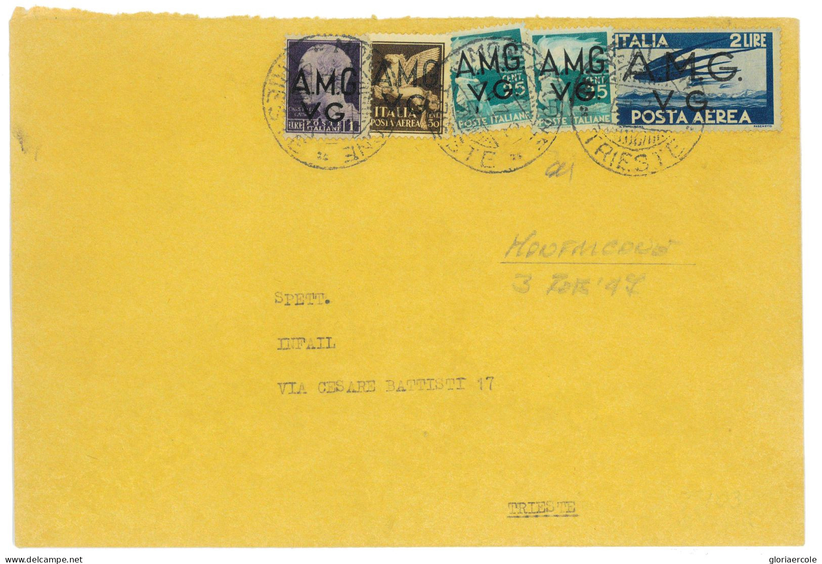 P2648 - ITALIA AMGVG , DA MONFALCONE 3.2.47 - Poststempel