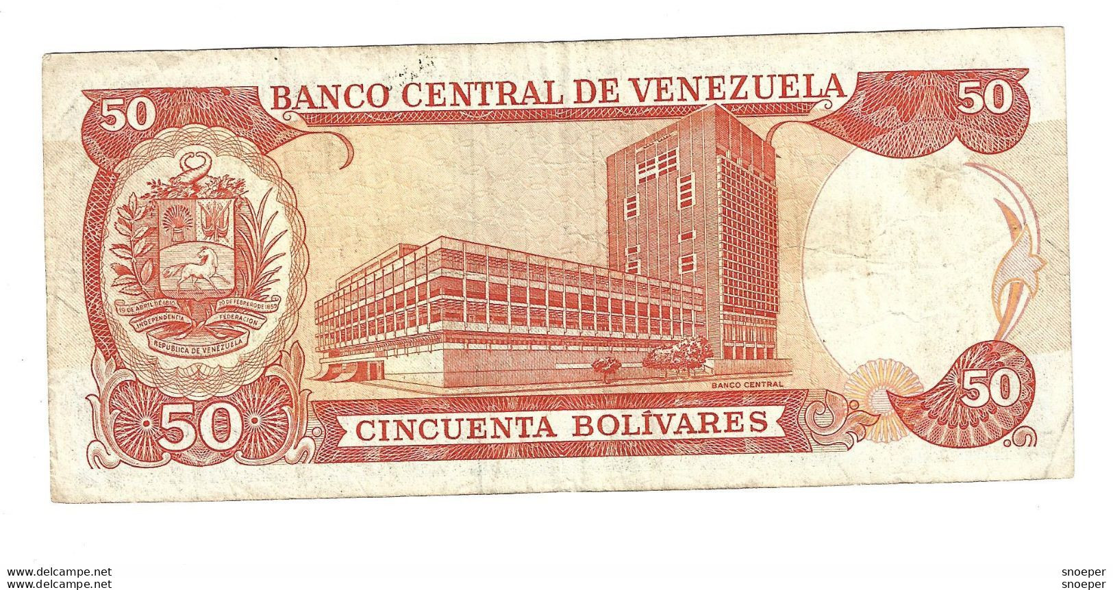 *venezuela 50 Bolivares 1995  65e - Venezuela