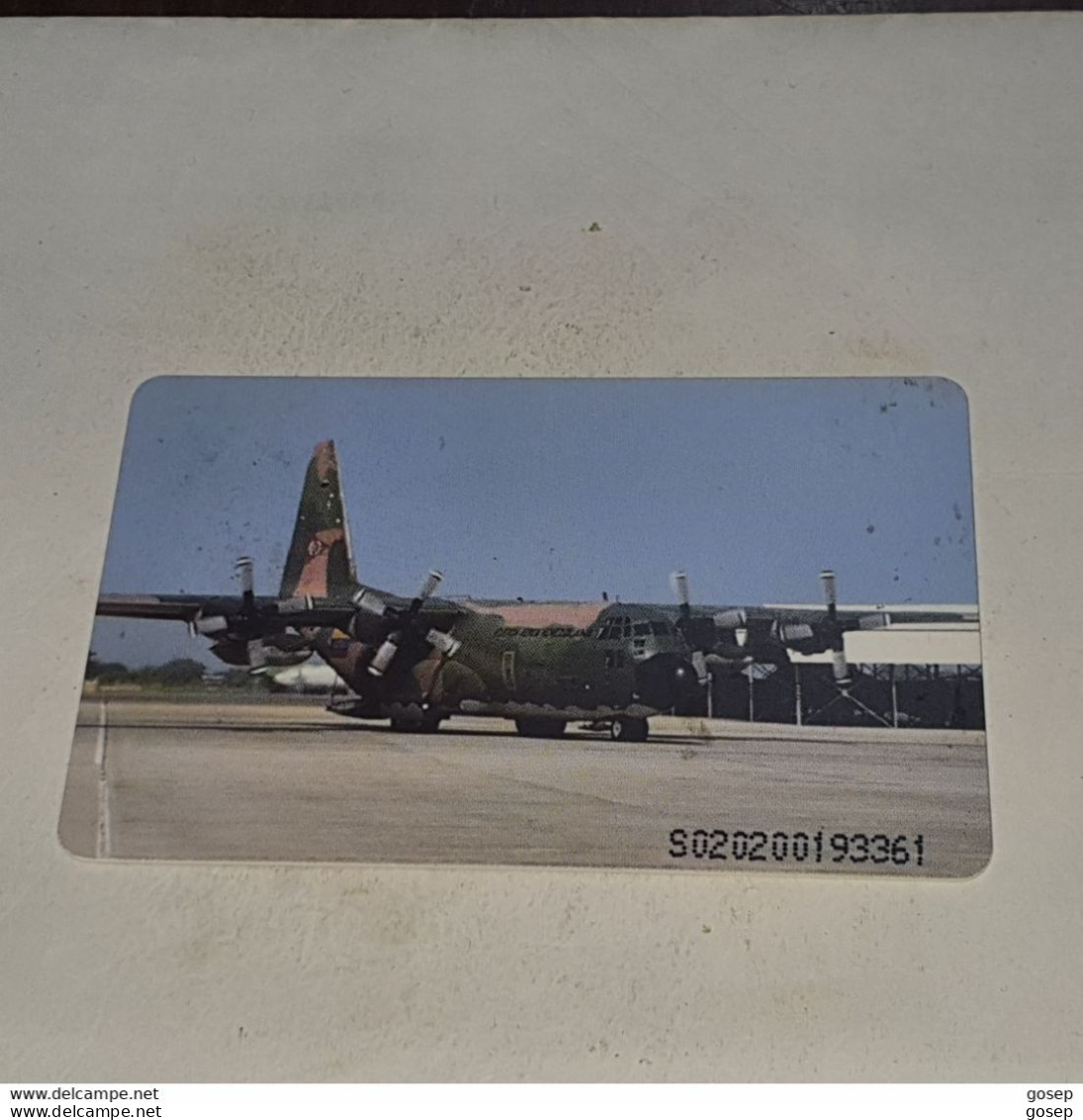 Venezuela-(VE-CAN2-773)-Hercules C-130-(4/8)-(117)-(Bs.3.000)-(S020200193361)-used Card+1card Prepiad Free - Venezuela