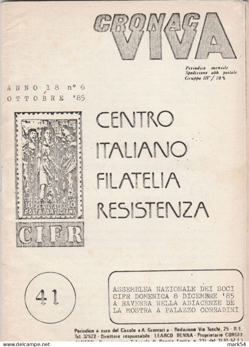 19. Cronaca Viva Lotto Di Varie Riviste 40-41-42-43-44 – - Italiaans (vanaf 1941)