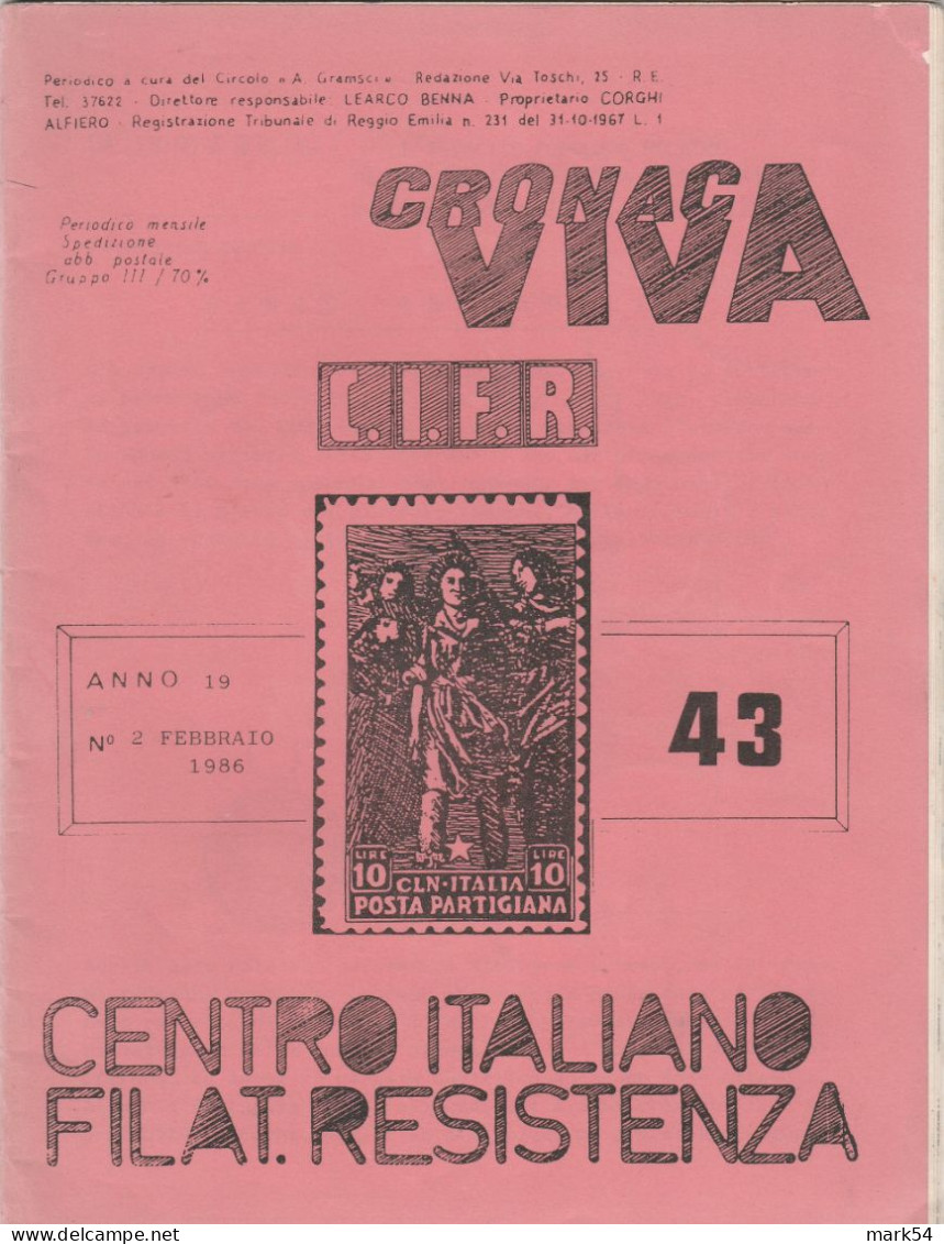 19. Cronaca Viva Lotto Di Varie Riviste 40-41-42-43-44 – - Italiano (desde 1941)