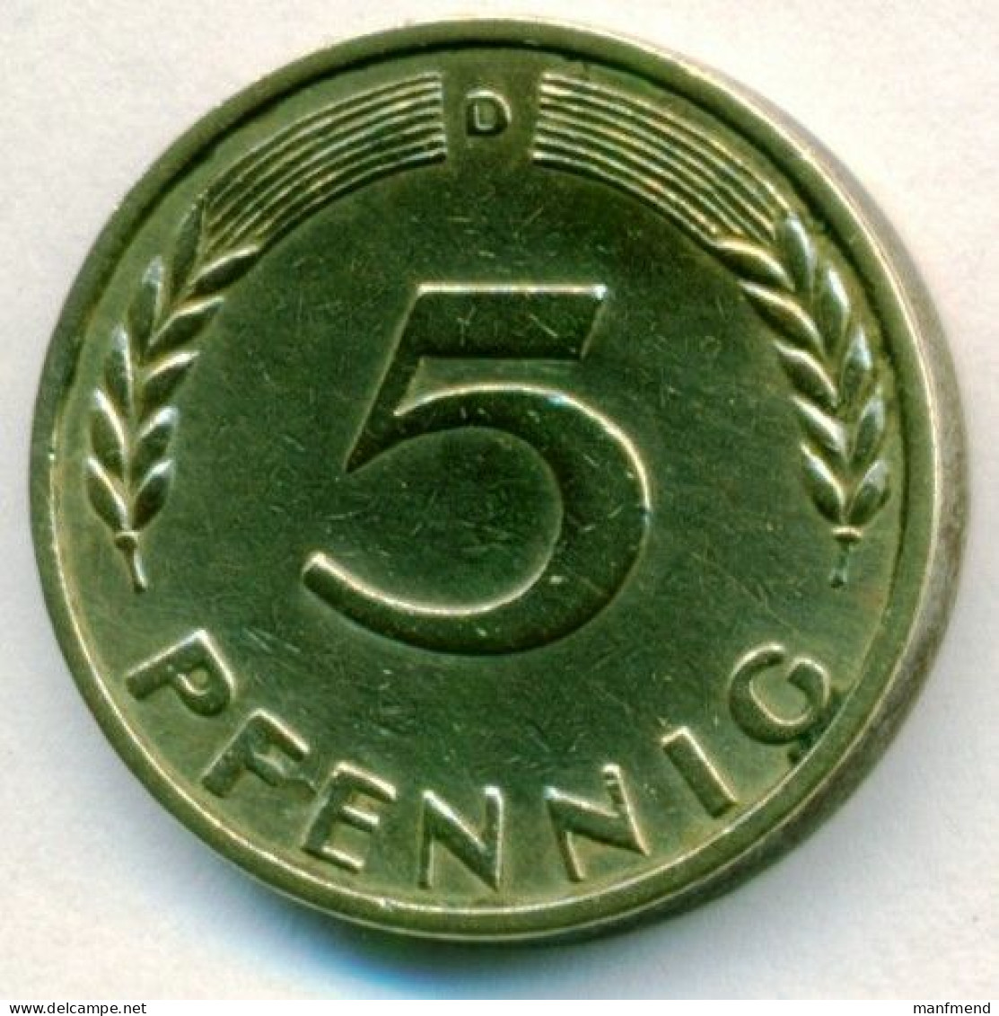 Germany - 1949 - KM 102 - 5 Pfennig - Mintmark "D" - München - XF - 5 Pfennig