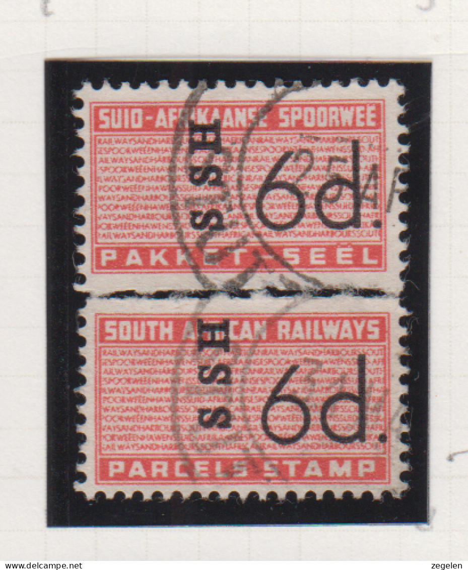 Zuid-Afrika Spoorwegzegel(railway Parcel Stamps) Cat.H.S. Hagen/Naylor : SAR-SAS 8.6HSS Hartenbos 2 Verschillende - Otros & Sin Clasificación