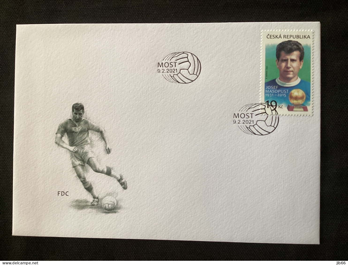 FDC CZ 2021 Football Josef Masopust - FDC