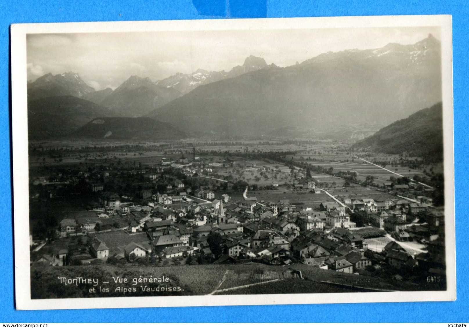 NY1119, Monthey, , Alpes Vaudoises, 6415, Perrochet - Matile, Non Circulée - Monthey