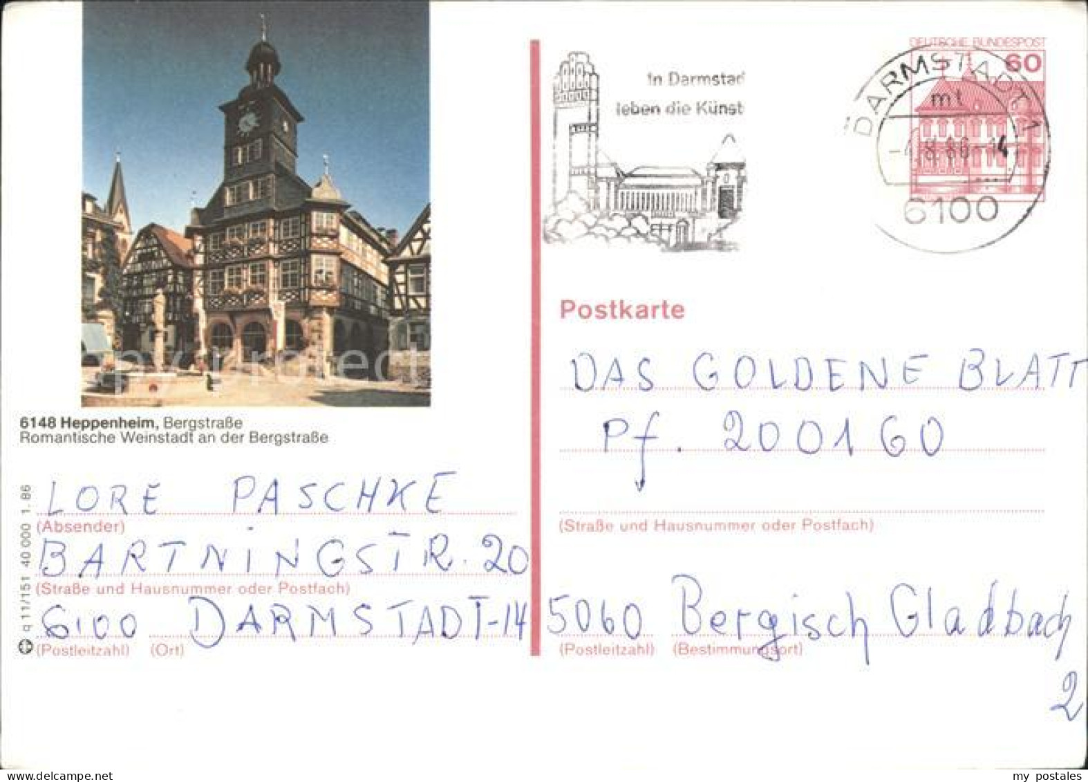 41507869 Heppenheim Bergstrasse Rathaus Marktplatz Weinstadt Heppenheim - Heppenheim