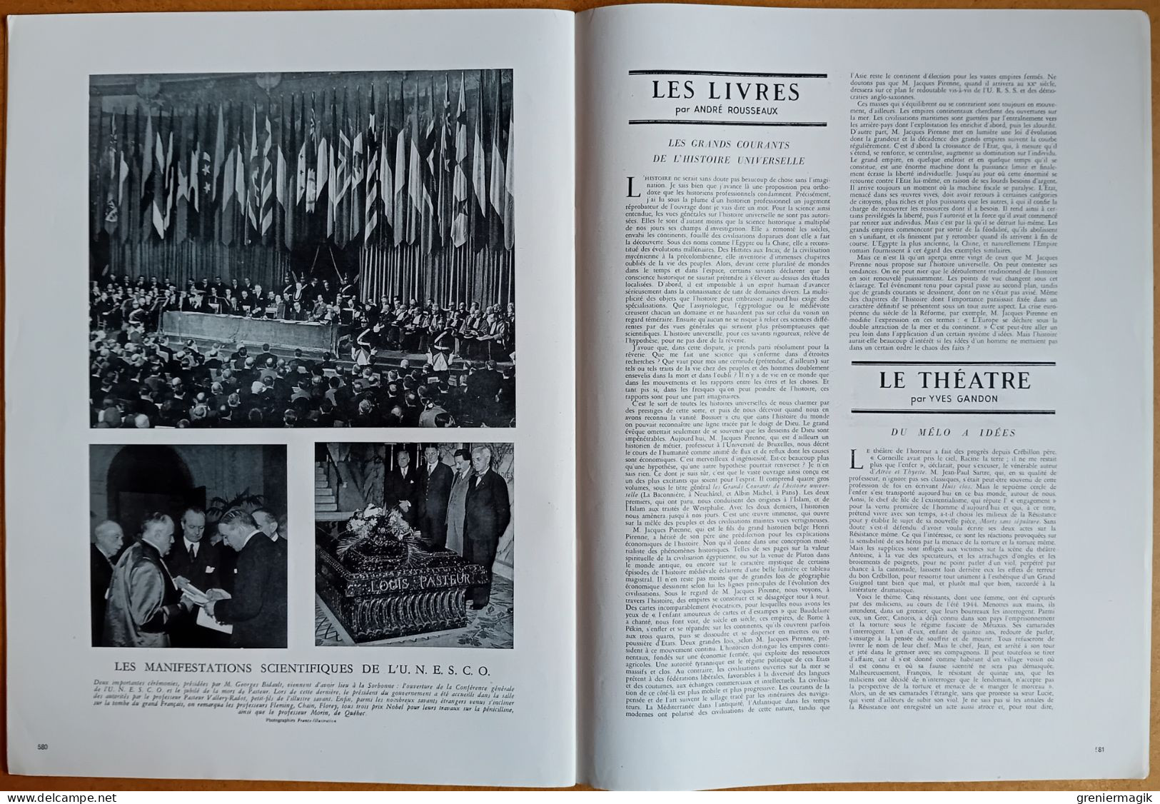 France Illustration N°61 30/11/1946 Coventry/Nettoyage du Golfe de Gascogne/Indes/Exposition d'art moderne/Marseille