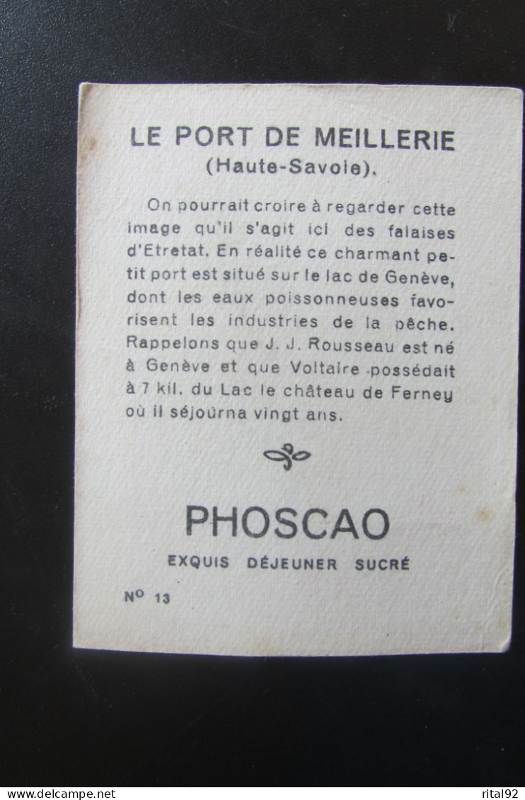 Chromo/Image "PHOSCAO Déjeuner - Bon Point" - Série "album : La FRANCE" - Lombart